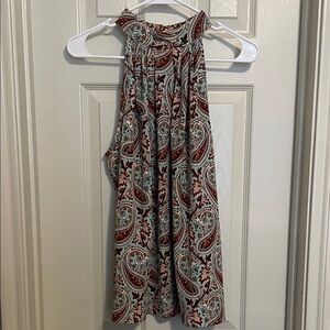 SHEIN Paisley Print Sleeveless Top